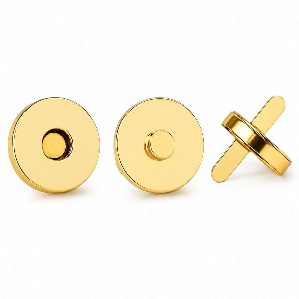 Broche Imán Para Bolsa 14mm Paquete 100pz Plata Dorado RT