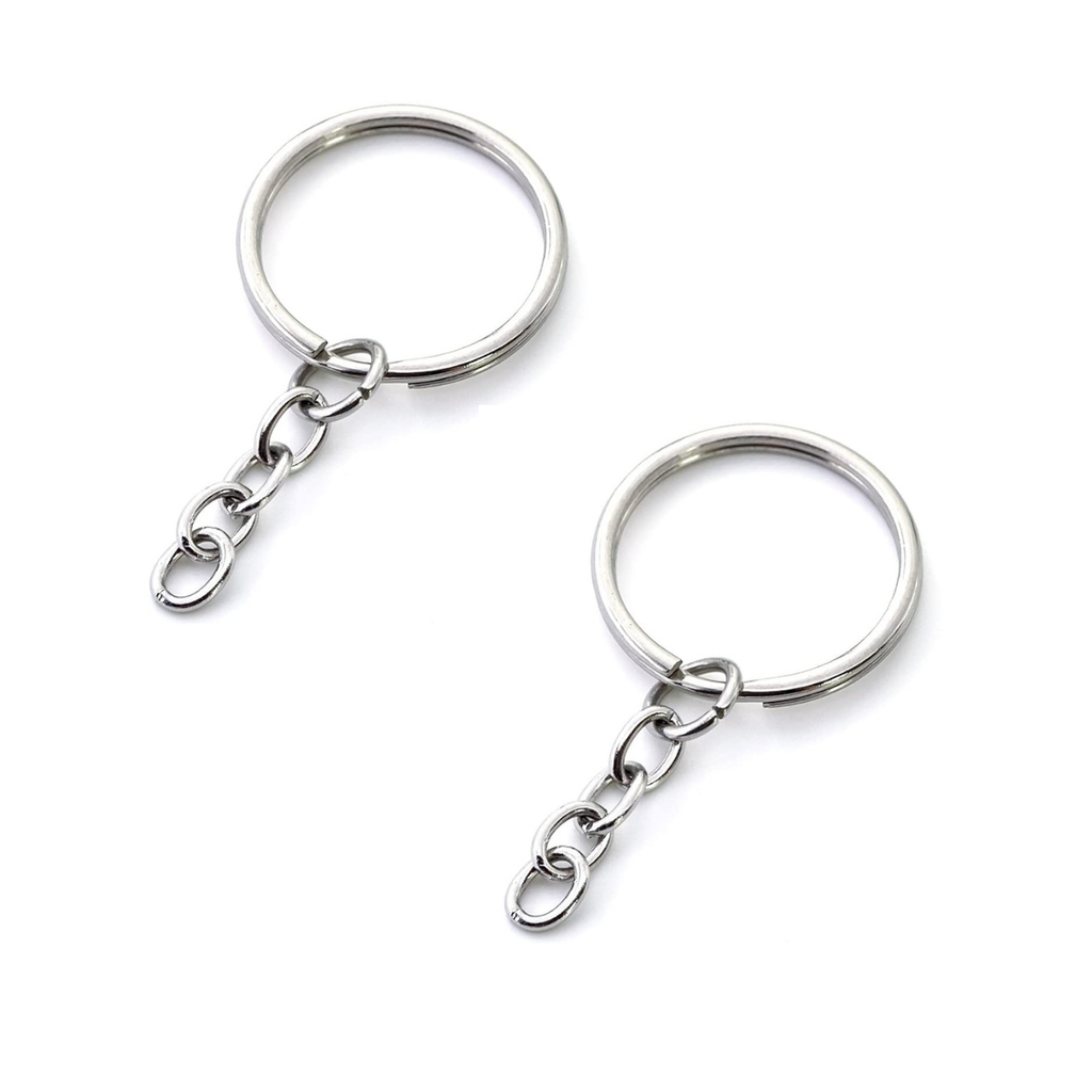 Argollas Para Llavero 100 Pzas (2.4cm) Dorado y Plateado Cesar