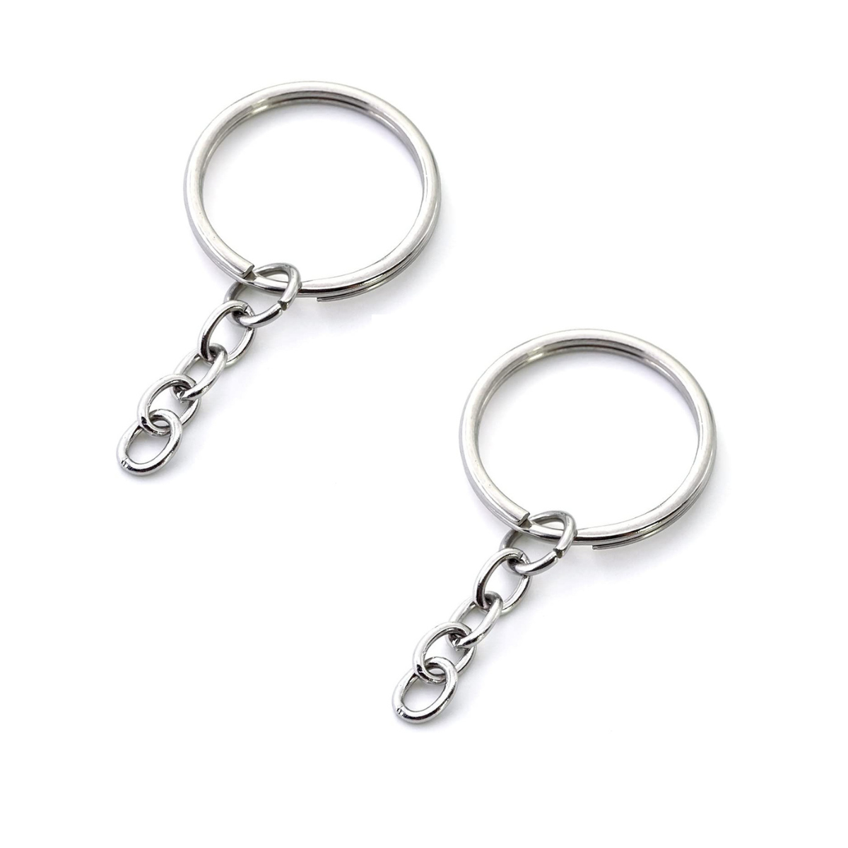 Argollas Para Llavero 100 Pzas (2.4cm) Dorado y Plateado Cesar