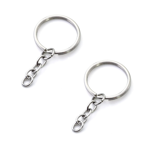 Argollas Para Llavero 100 Pzas (2.4cm) Dorado y Plateado Cesar