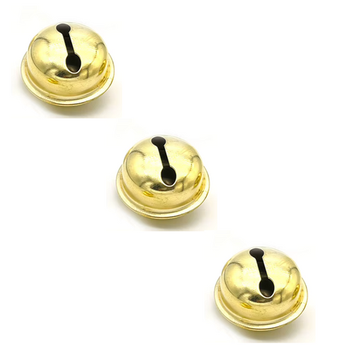 Cascabel Metálico Dorado 30mm Paquete 1000 Piezas - Peletería León