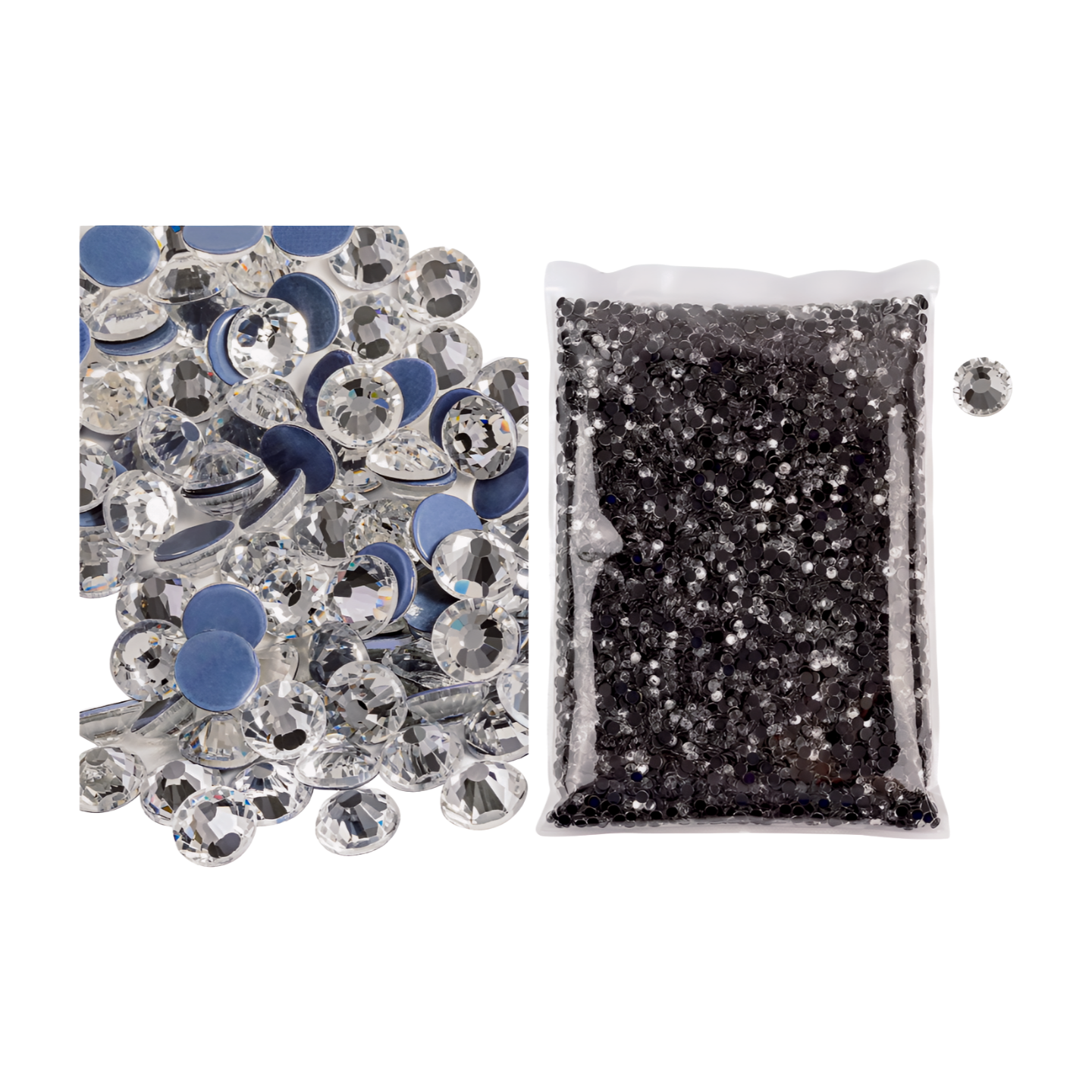 Cristal Pedrería Hotfix Rhinestone Ss10 2.9mm 100 Gr 9000 Pz - Peletería León