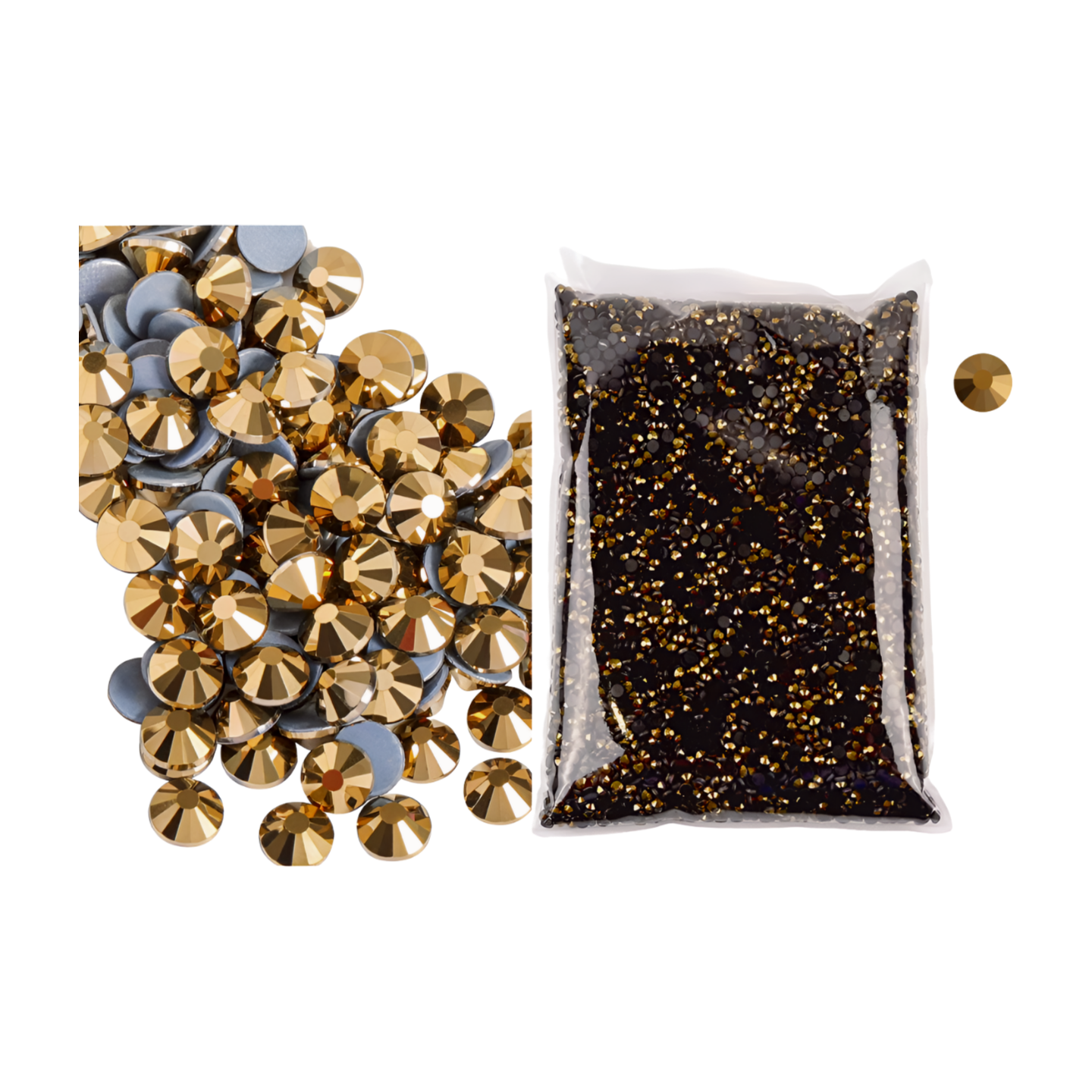 Cristal Pedrería Hotfix Rhinestone Ss10 2.9mm 100 Gr 9000 Pz - Peletería León