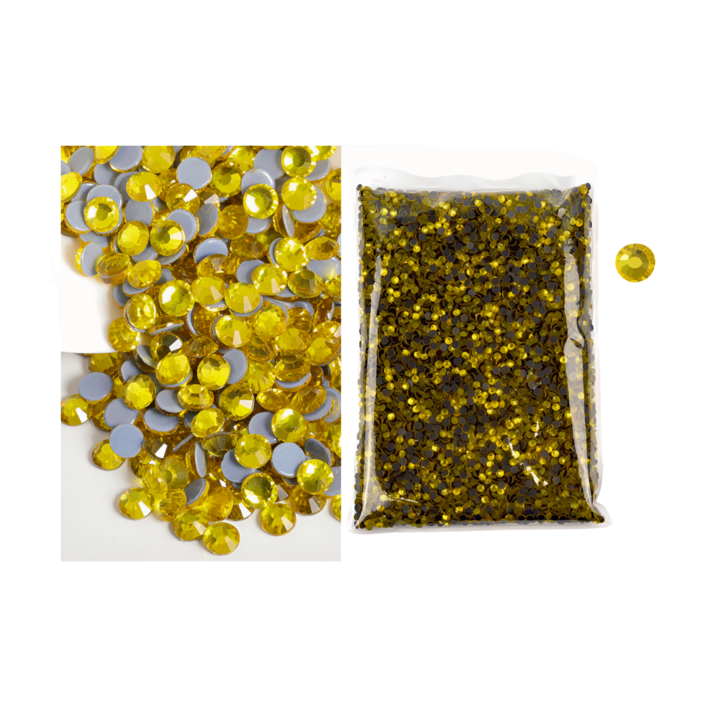 Cristal Pedrería Hotfix Rhinestone Ss10 2.9mm 100 Gr 9000 Pz - Peletería León