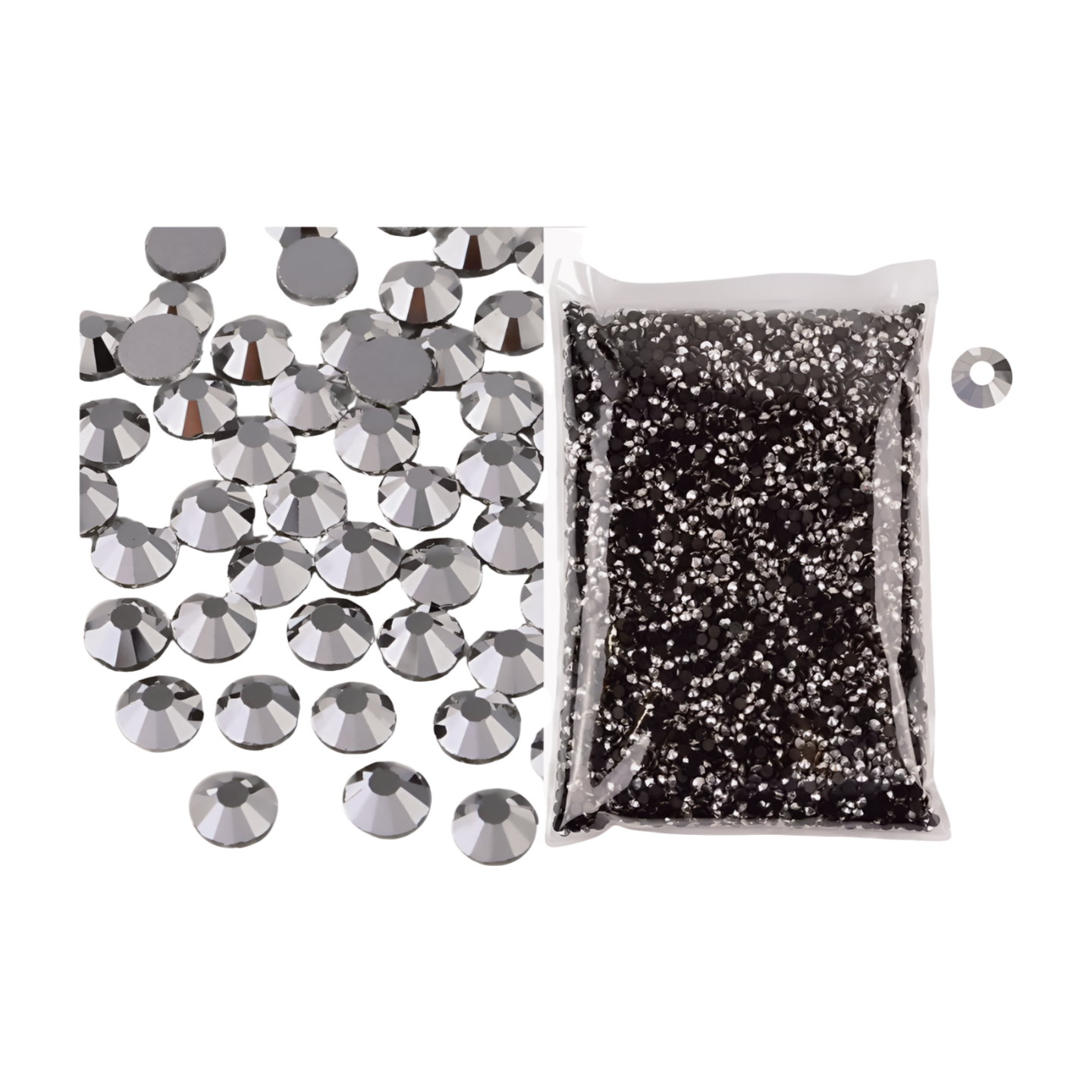 Cristal Pedrería Hotfix Rhinestone Ss10 2.9mm 100 Gr 9000 Pz - Peletería León