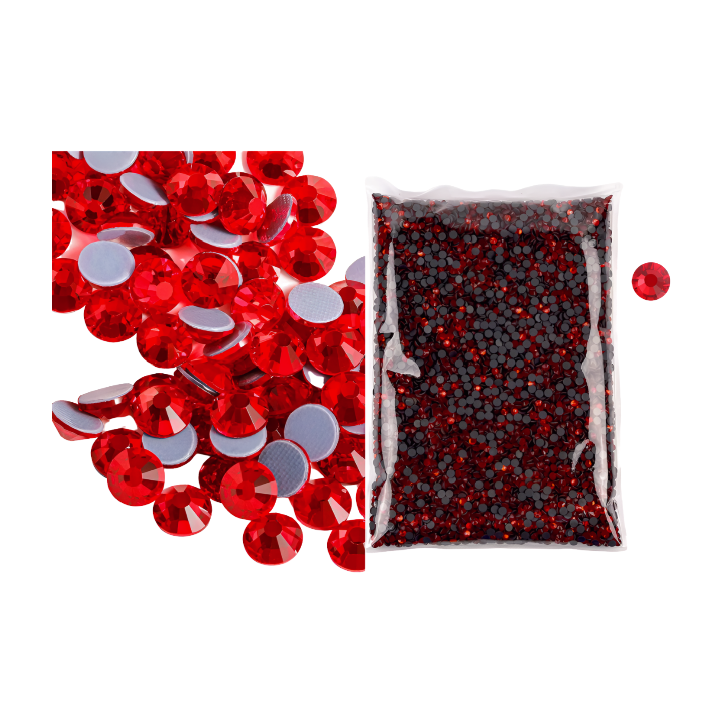 Cristal Pedrería Hotfix Rhinestone Ss10 2.9mm 100 Gr 9000 Pz - Peletería León