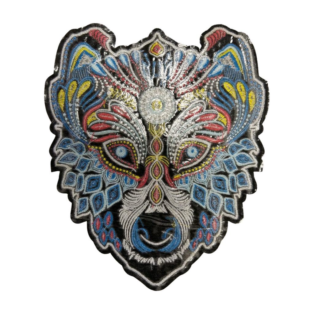 Parche Bordado Artesanal Termoadhesivo Lobo 1 PZ A10 Ariel