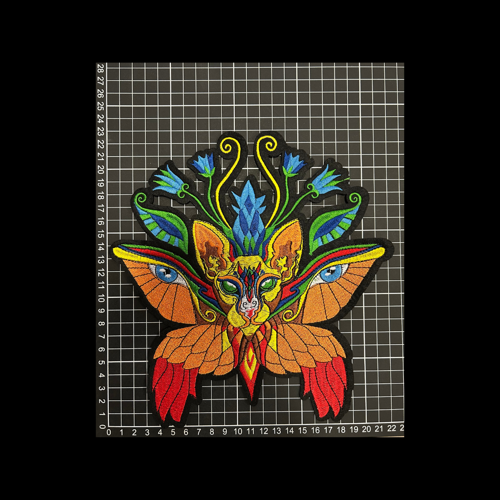 Parche Bordado Artesanal Termoadhesivo Mariposa 1 PZ A11 Ariel