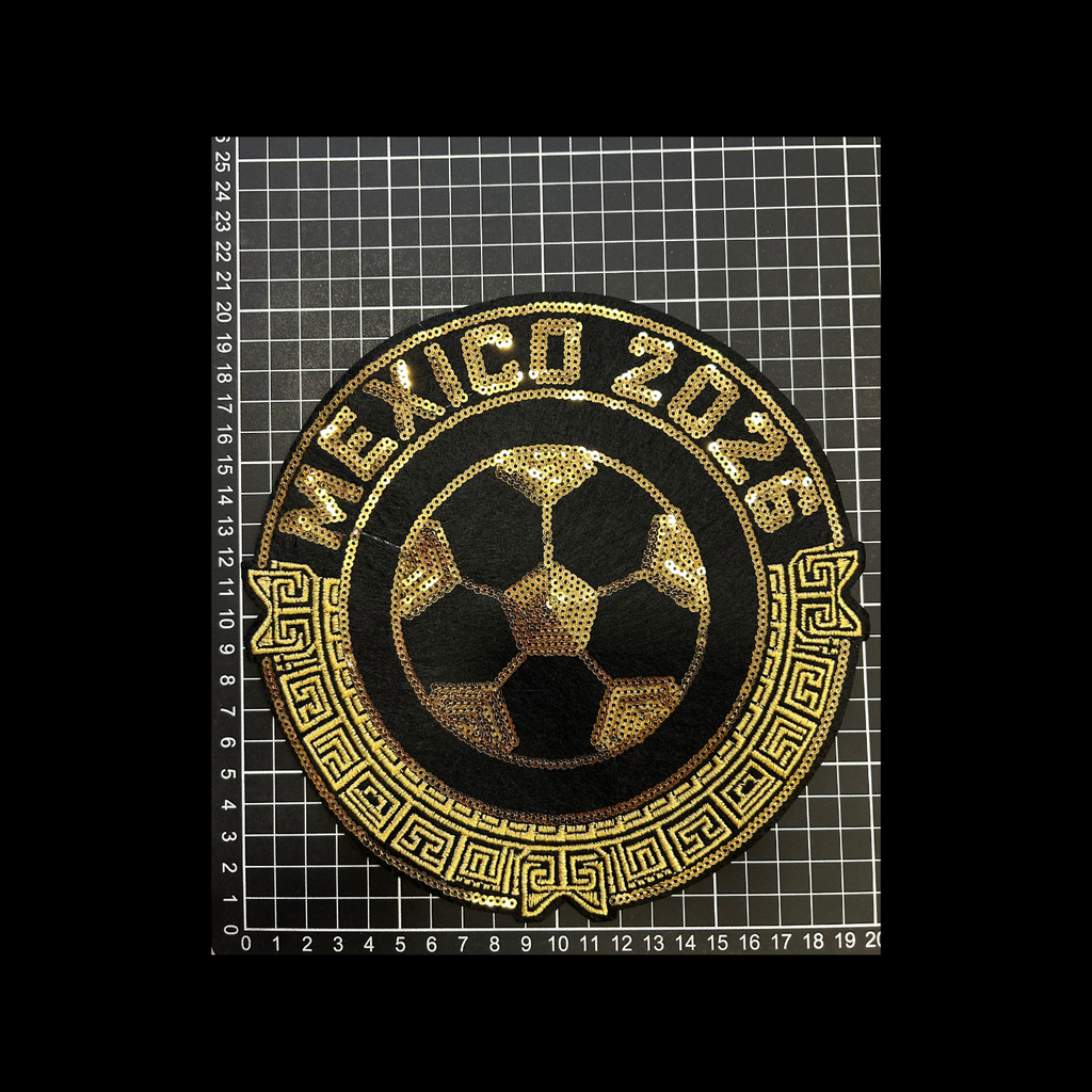Parche Bordado Artesanal Termoadhesivo Mundial México 2026 1 PZ A19 Ariel