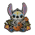 Parche Bordado Artesanal Termoadhesivo Stitch Calavera 1 PZ A20 Ariel
