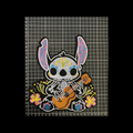 Parche Bordado Artesanal Termoadhesivo Stitch Calavera 1 PZ A20 Ariel