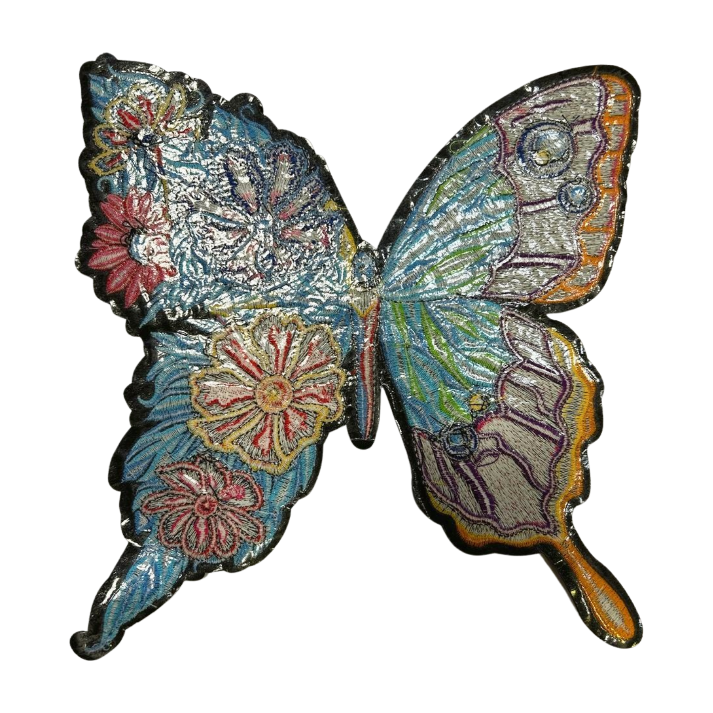 Parche Bordado Artesanal Termoadhesivo Mariposa 1 PZ A24 Ariel