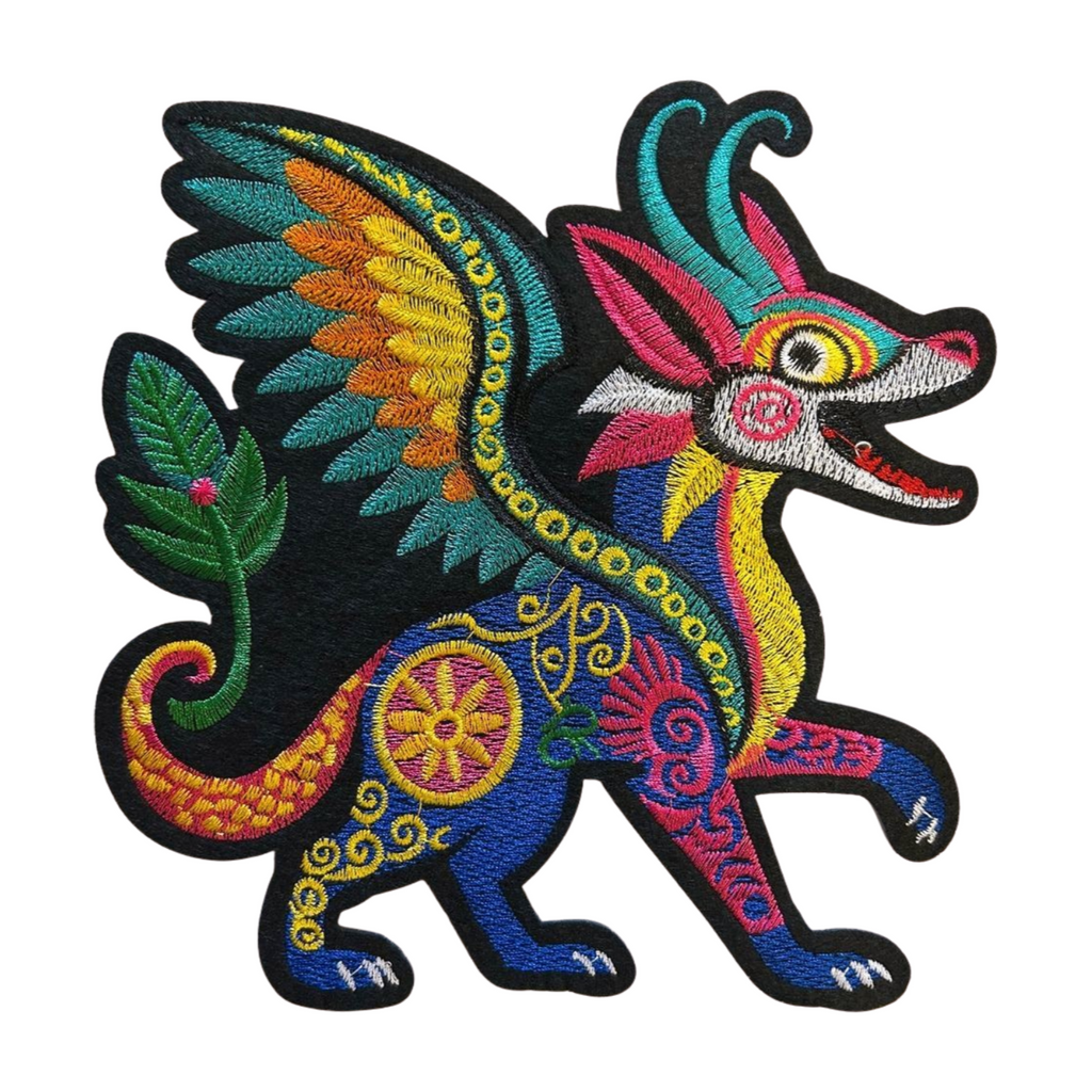 Parche Bordado Artesanal Termoadhesivo Alebrije Mexicano 1 PZ A29 Ariel