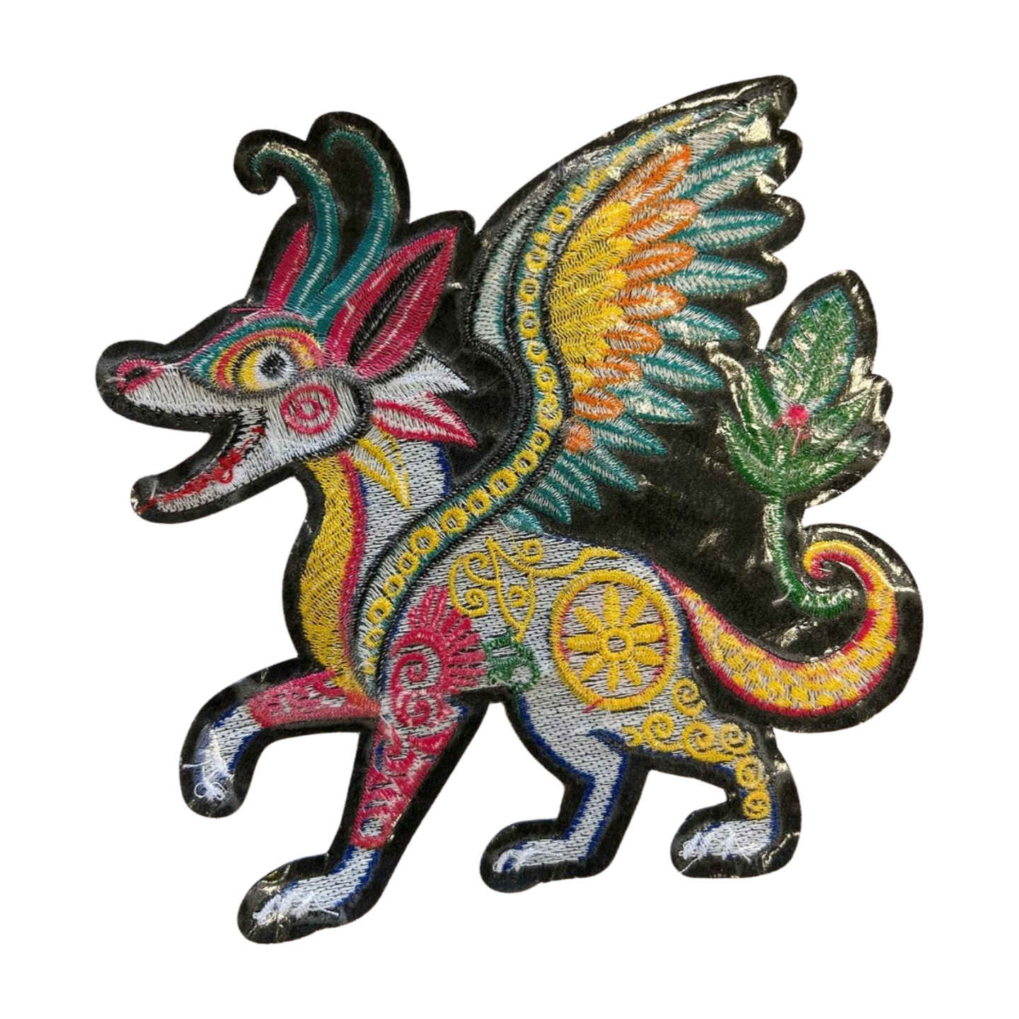 Parche Bordado Artesanal Termoadhesivo Alebrije Mexicano 1 PZ A29 Ariel