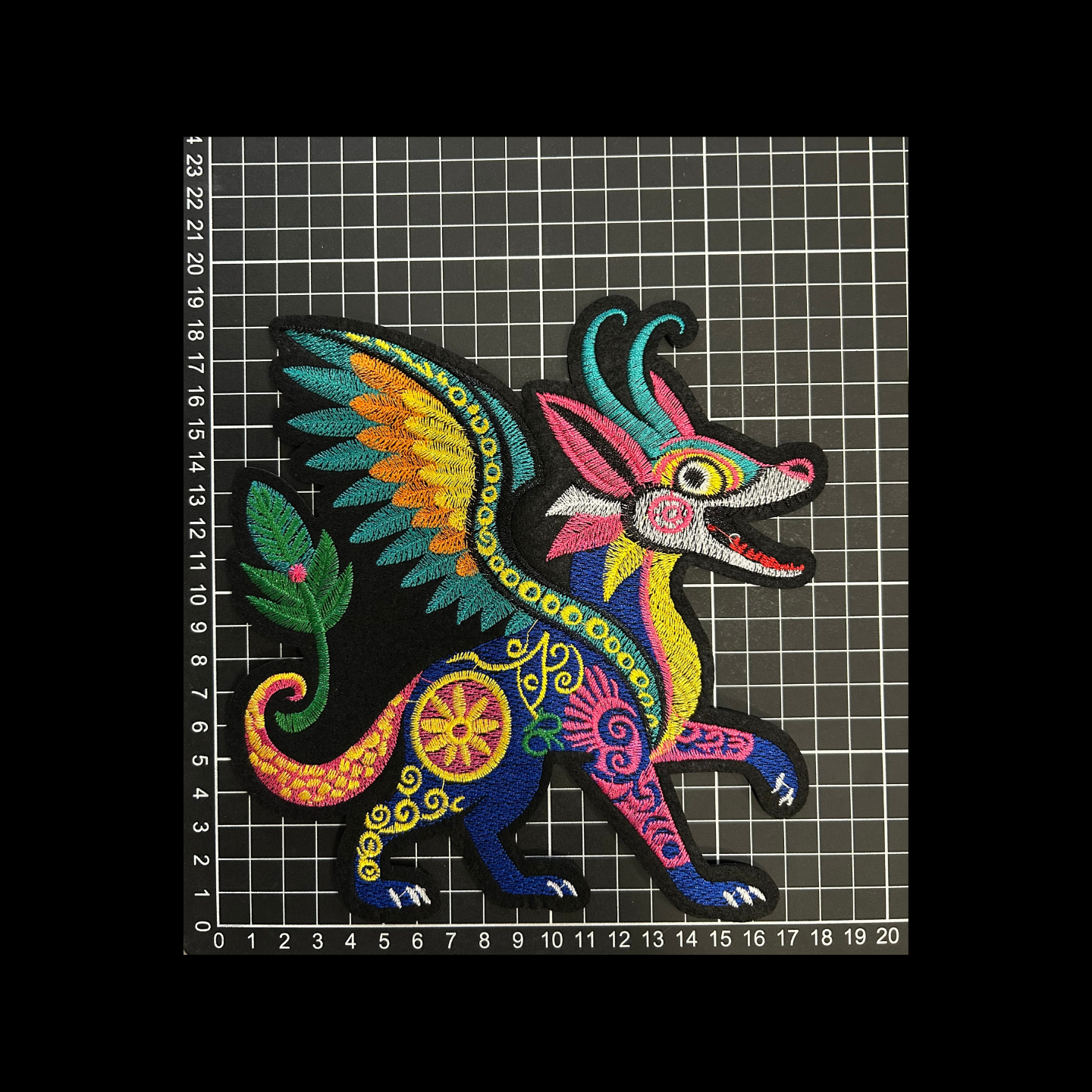 Parche Bordado Artesanal Termoadhesivo Alebrije Mexicano 1 PZ A29 Ariel