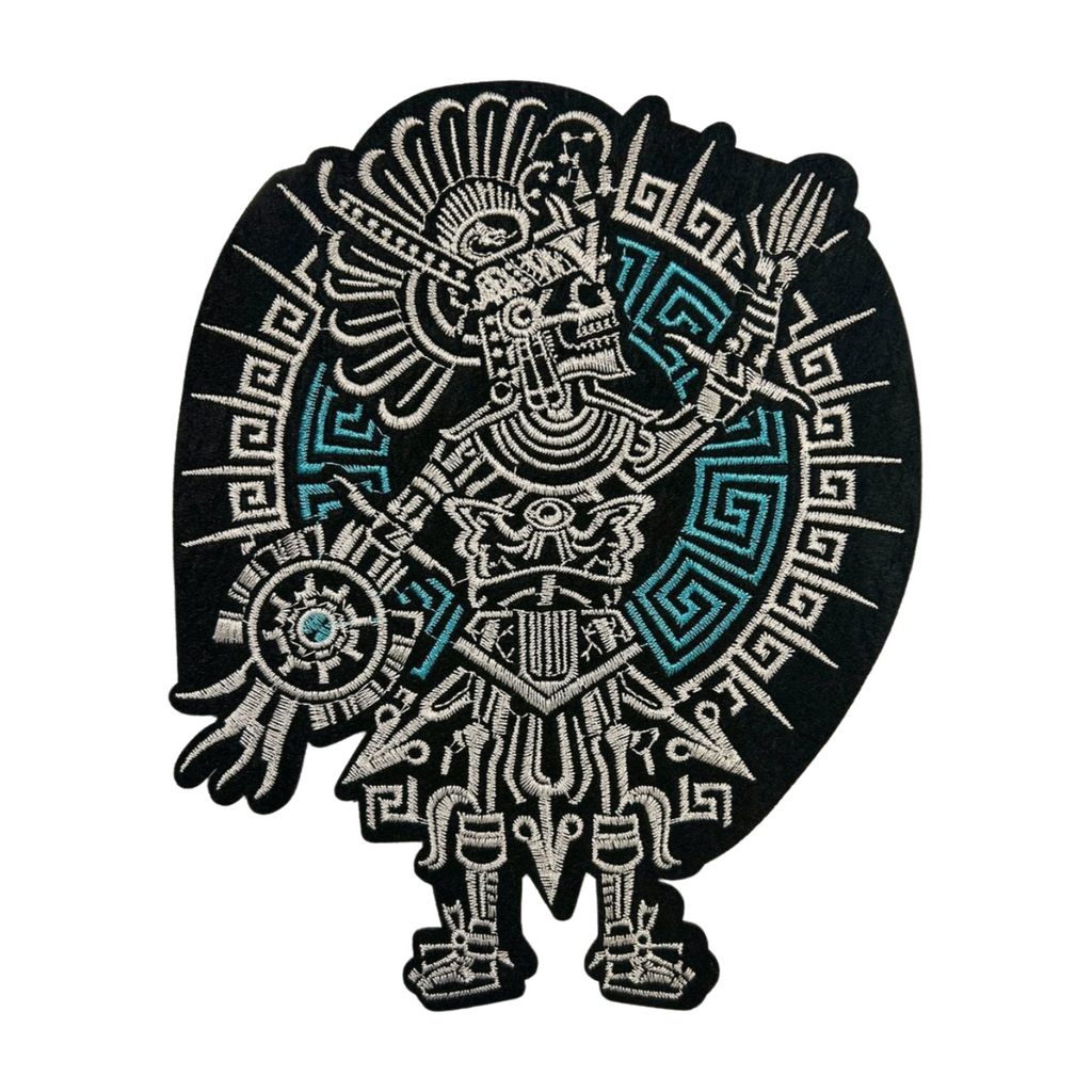 Parche Bordado Termoadhesivo Guerrero Calavera 1 PZ A38 Ariel