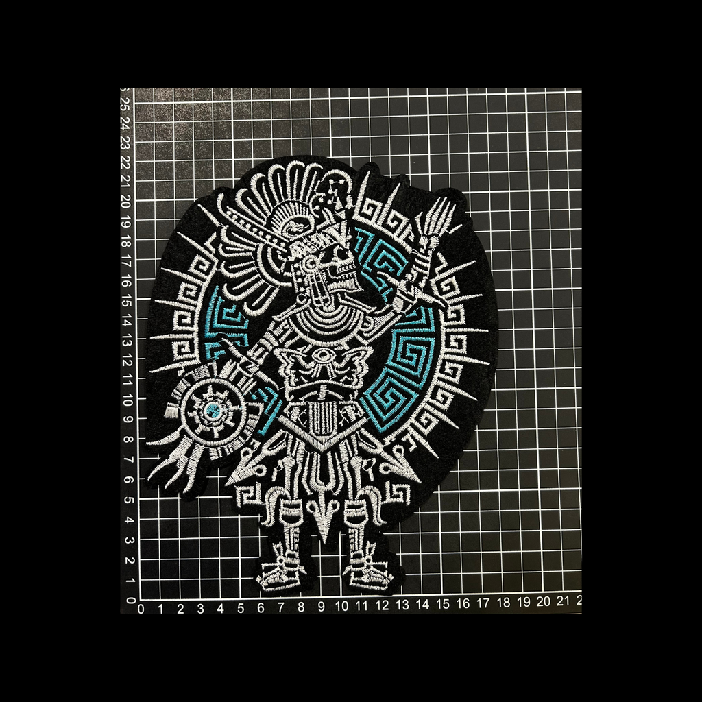 Parche Bordado Termoadhesivo Guerrero Calavera 1 PZ A38 Ariel