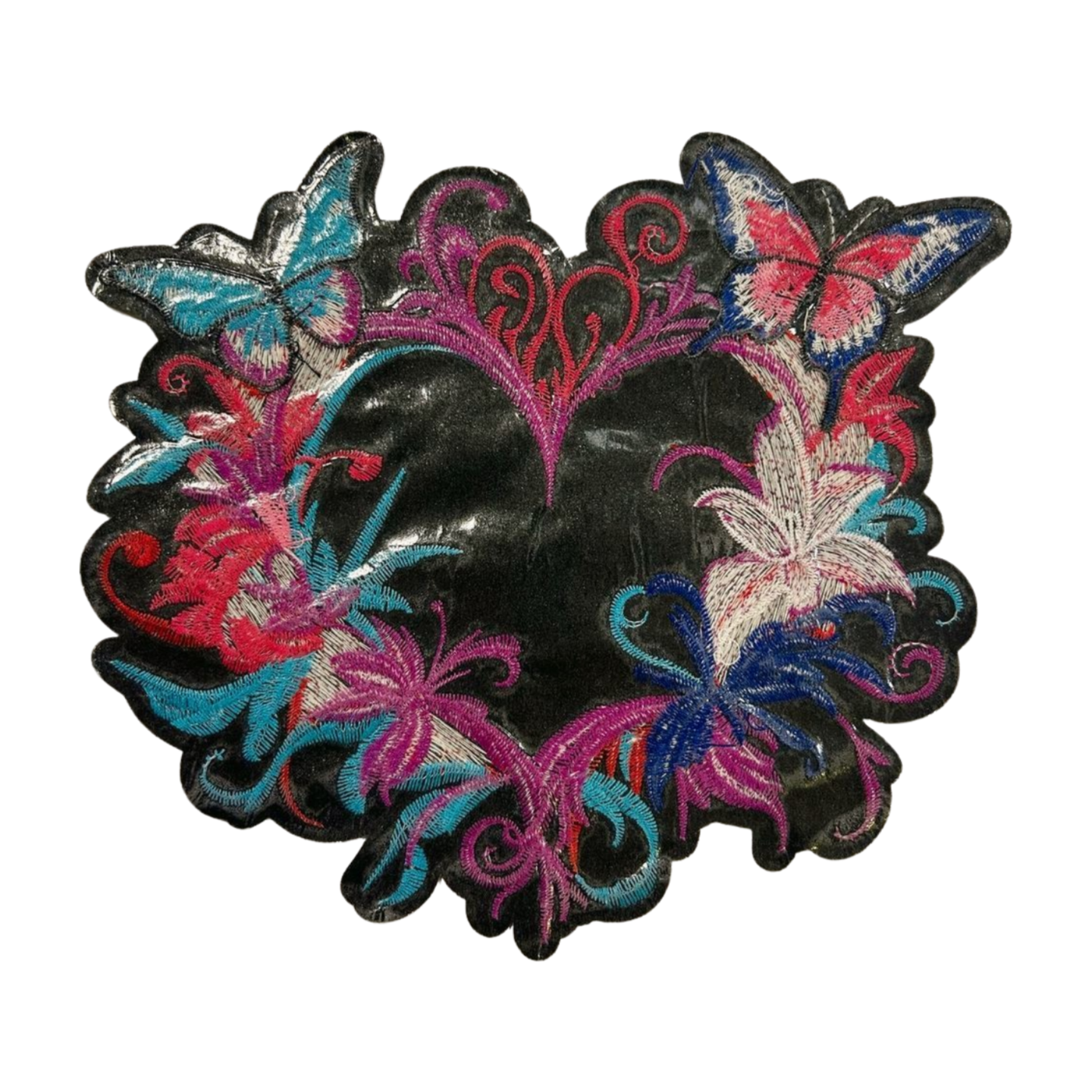 Parche Bordado Termoadhesivo Corazón Flores 1 PZ A40 Ariel