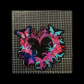Parche Bordado Termoadhesivo Corazón Flores 1 PZ A40 Ariel