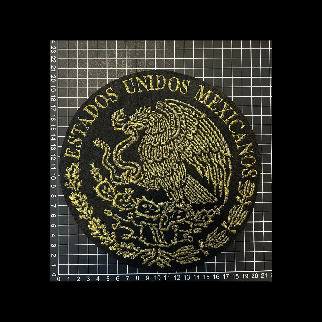 Parche Bordado Termoadhesivo Escudo Mexicano 1 PZ A49 Ariel