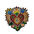 Parche Bordado Artesanal Termoadhesivo Corazón 1 PZ A60 Ariel