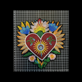 Parche Bordado Artesanal Termoadhesivo Corazón 1 PZ A60 Ariel