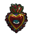 Parche Bordado Artesanal Termoadhesivo Corazón 1 PZ A61 Ariel