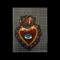 Parche Bordado Artesanal Termoadhesivo Corazón 1 PZ A61 Ariel