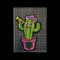 Parche Bordado Artesanal Termoadhesivo Cactus 1 PZ A63 Ariel