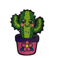 Parche Bordado Lentejuela Termoadhesivo Cactus 1 PZ A64 Ariel
