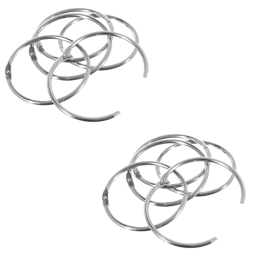 Argolla Abatible Articulada Acero Multiuso 63 Mm. Paq 100 Pz Surtidora