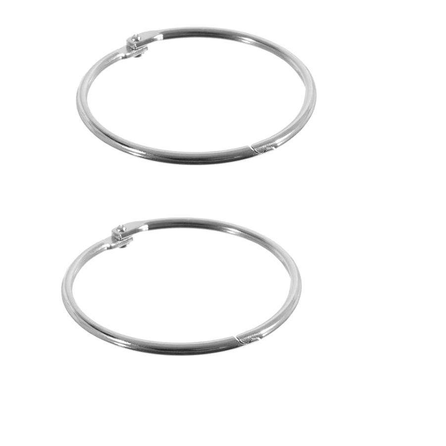 Argolla Abatible Articulada Acero Multiuso 63 Mm. Paq 100 Pz Surtidora