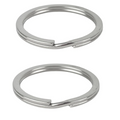 Argollas Planas Llavero, Aros Metal Reforzados 100 Pz Surtidora