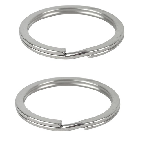 Argollas Planas Llavero, Aros Metal Reforzados 100 Pz Surtidora