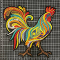 Parche Bordado Termoadhesivo Gallo Multicolor 1 PZ B22 - Peletería León