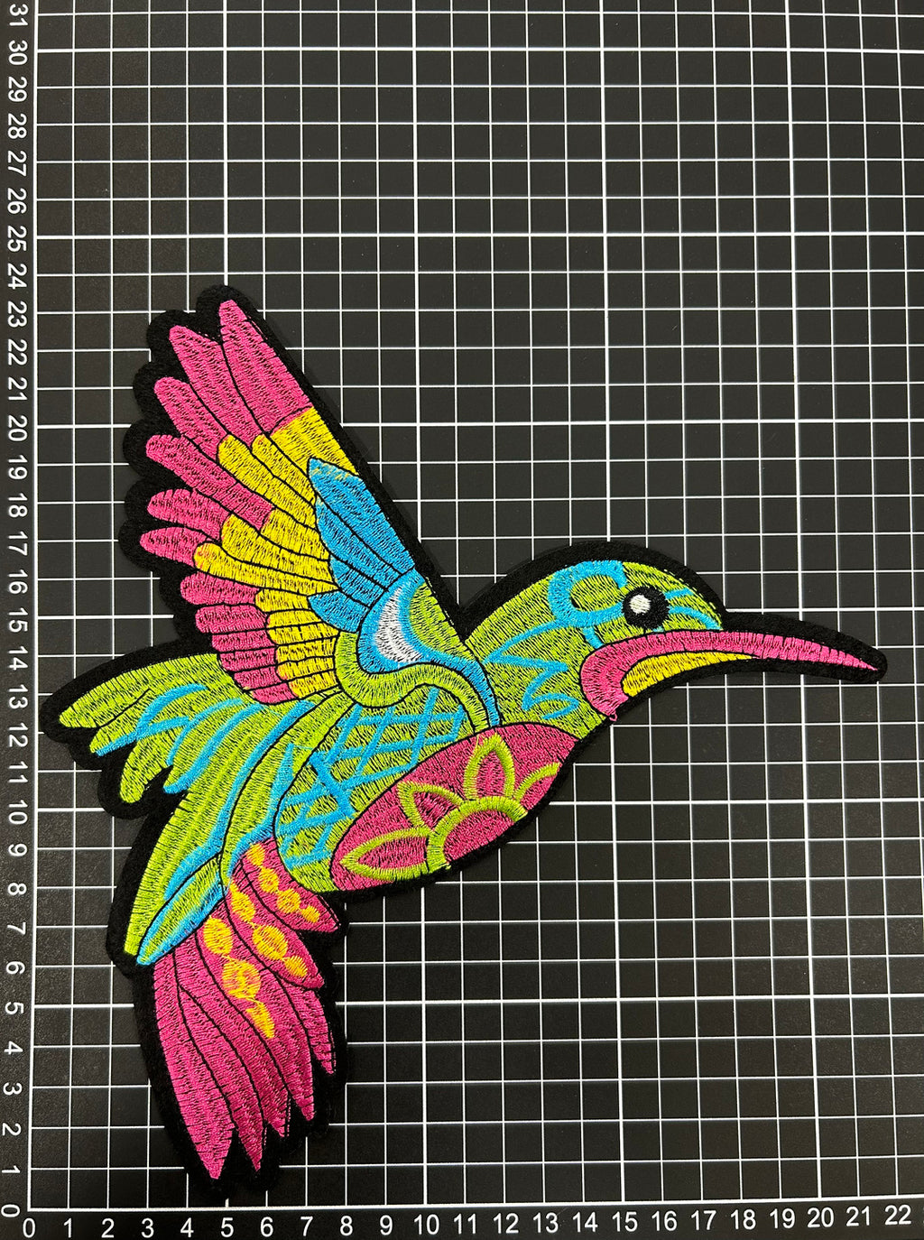 Parche Bordado Termoadhesivo para Ropa de Colibrí 1 PZ B27 - Peletería León
