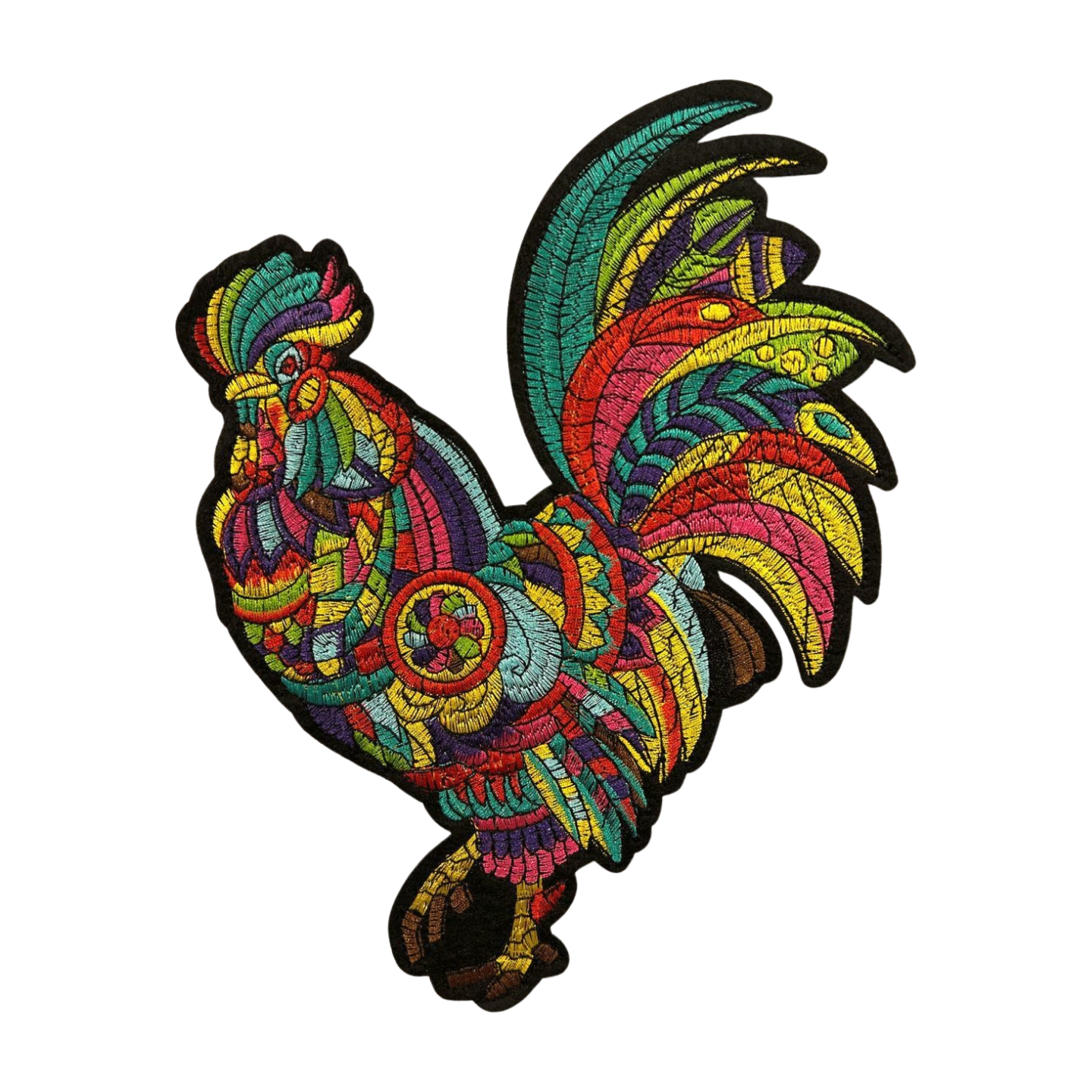 Parche Bordado Termoadhesivo Gallo 1 PZ B28 - Peletería León