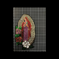 Parche Bordado Lentejuela Termoadhesivo Virgen Guadalupe 1 PZ B32 - Peletería León