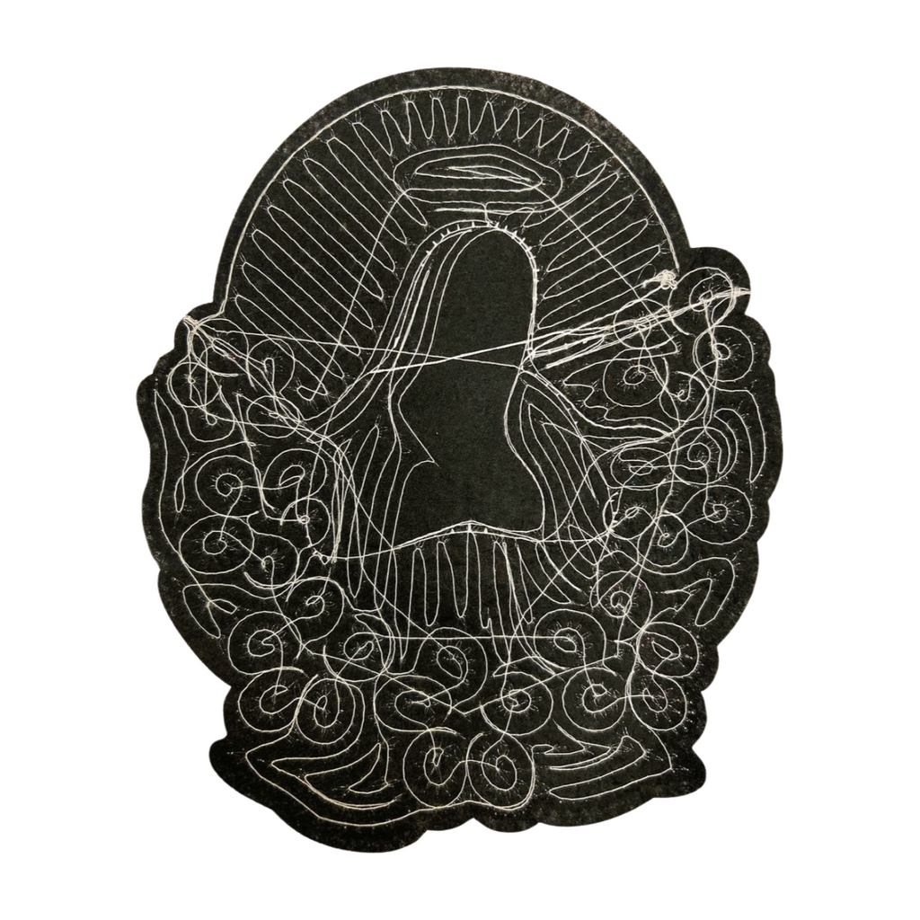 Parche Bordado Lentejuela Termoadhesivo Virgen Guadalupe 1 PZ B38 - Peletería León