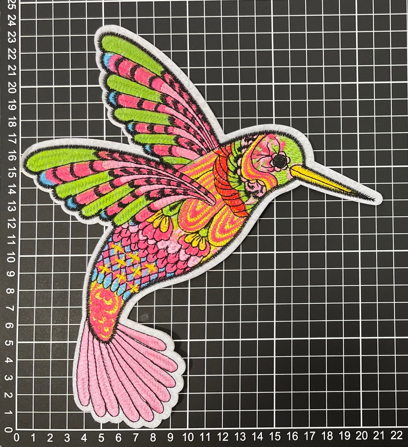 Parche Bordado Termoadhesivo para Ropa de Colibrí 1 PZ B9 - Peletería León