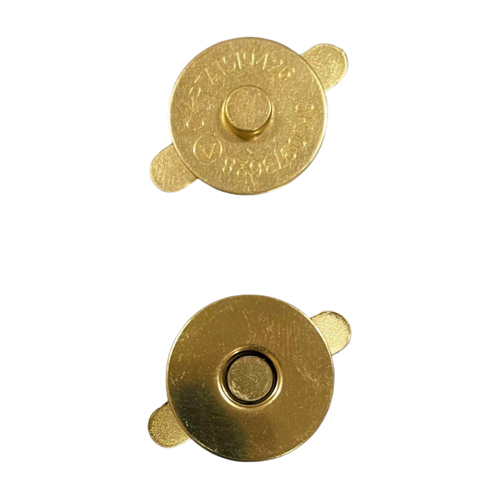Broche Imán Para Bolsa 14mm Paquete 100pz Plata Dorado - Peletería León