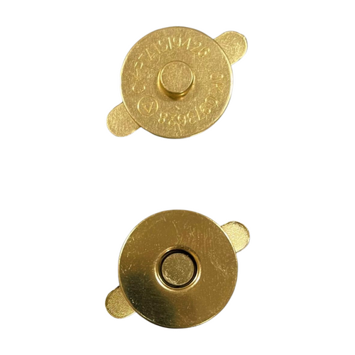 Broche Imán Para Bolsa 14mm Paquete 100pz Plata Dorado - Peletería León