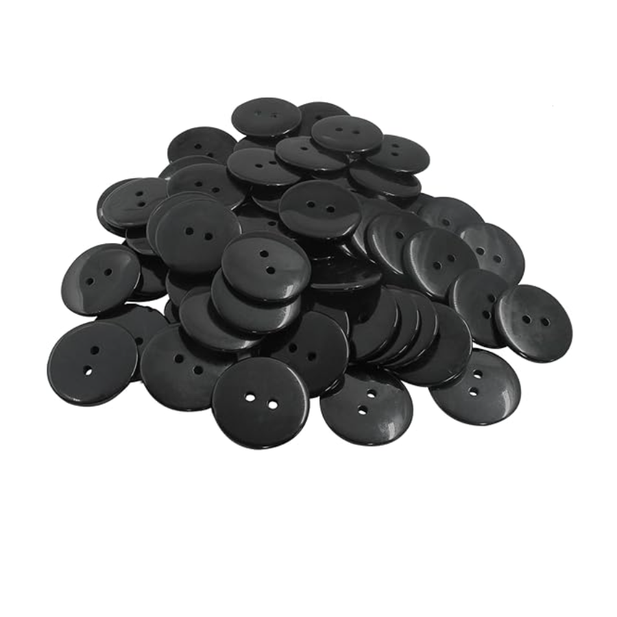 Botón Pasta 2 Hoyos No. 36 (22.9mm) Paq 1728pz Dif Colores - Peletería León