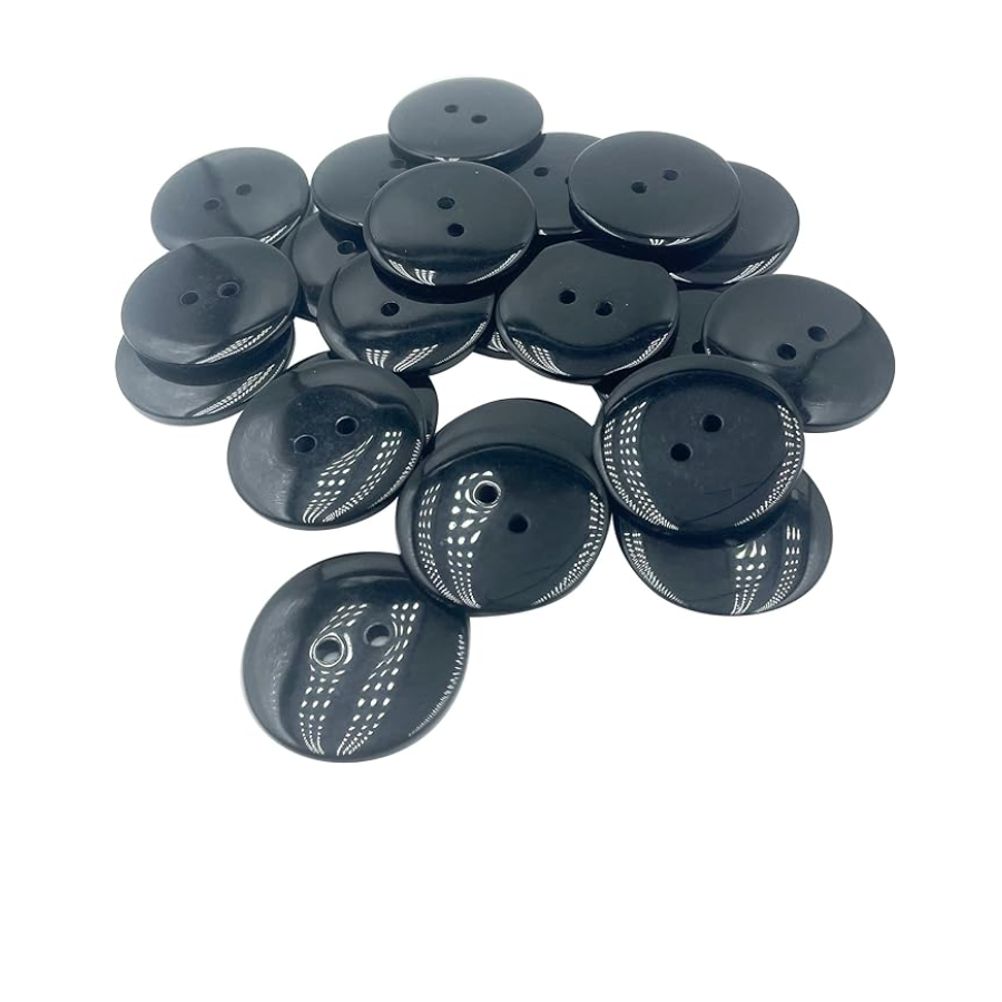 Botón Pasta 2 Hoyos No. 36 (22.9mm) Paq 1728pz Dif Colores - Peletería León