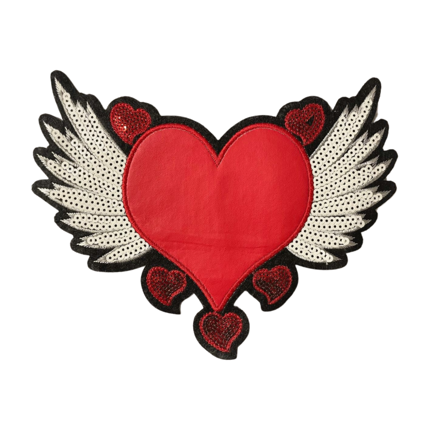 Parche Bordado Termoadhesivo Corazón 1 PZ C16 - Peletería León