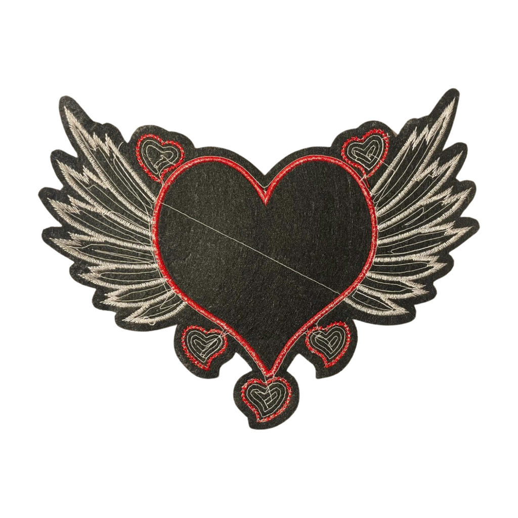 Parche Bordado Termoadhesivo Corazón 1 PZ C16 - Peletería León