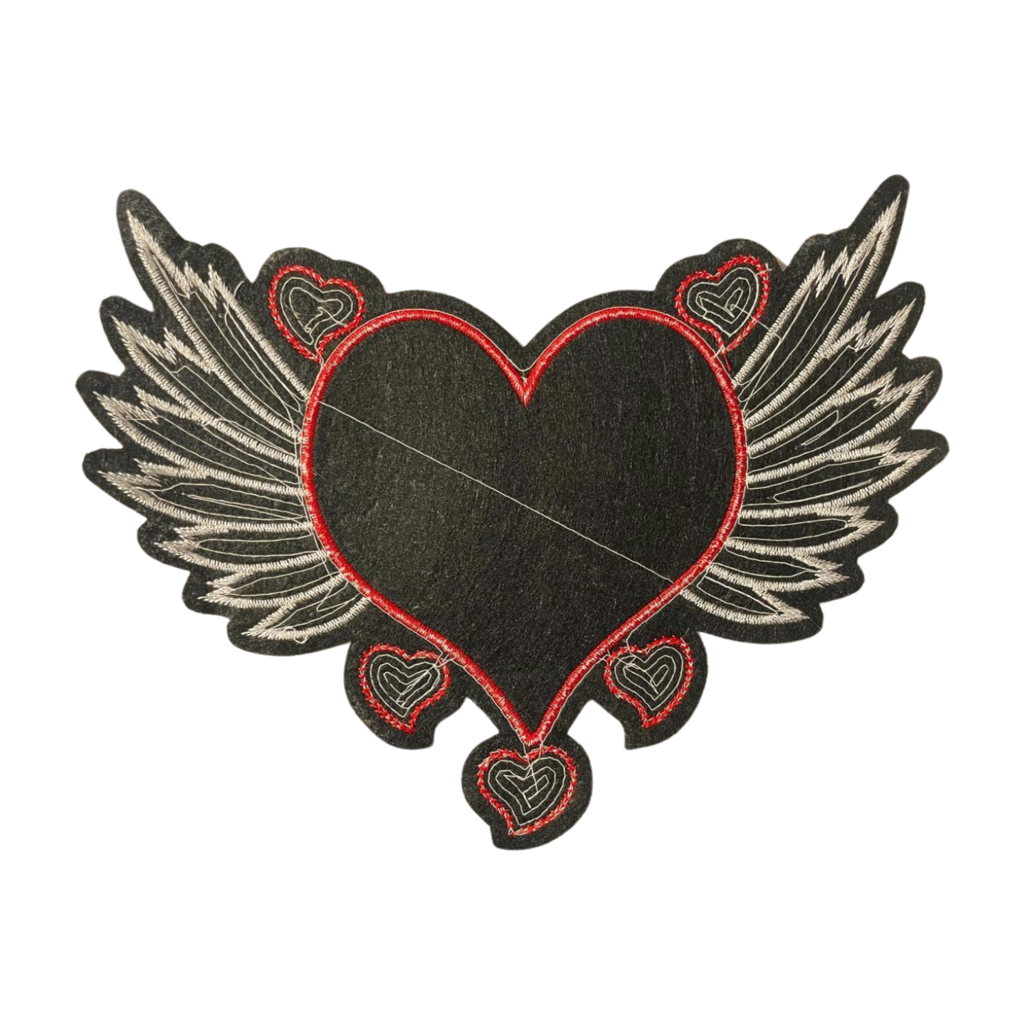 Parche Bordado Termoadhesivo Corazón 1 PZ C16 - Peletería León