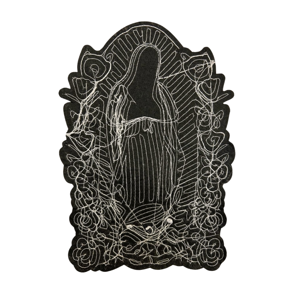 Parche Bordado Lentejuela Termoadhesivo Virgen Guadalupe 1 PZ C43 Ariel