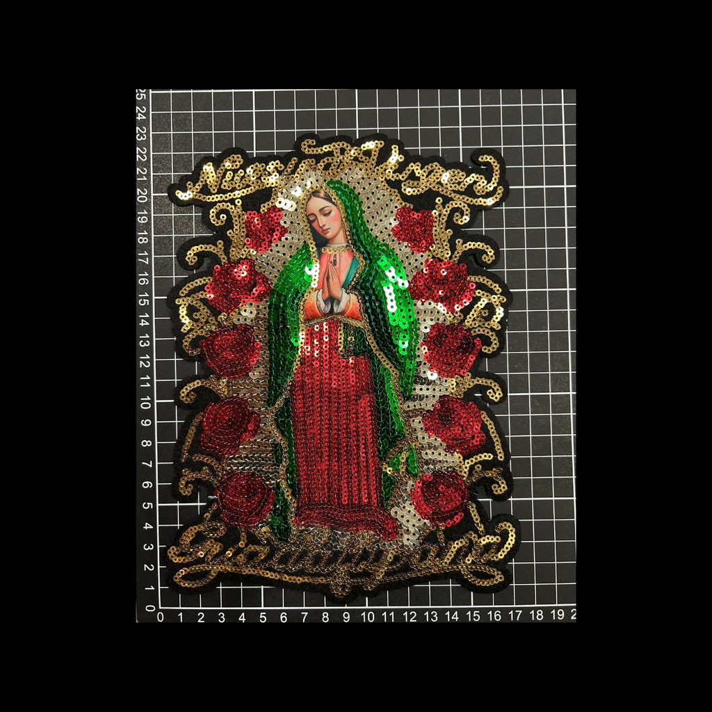 Parche de Lentejuela Termoadhesivo Virgen María 1 PZ C66 Ariel