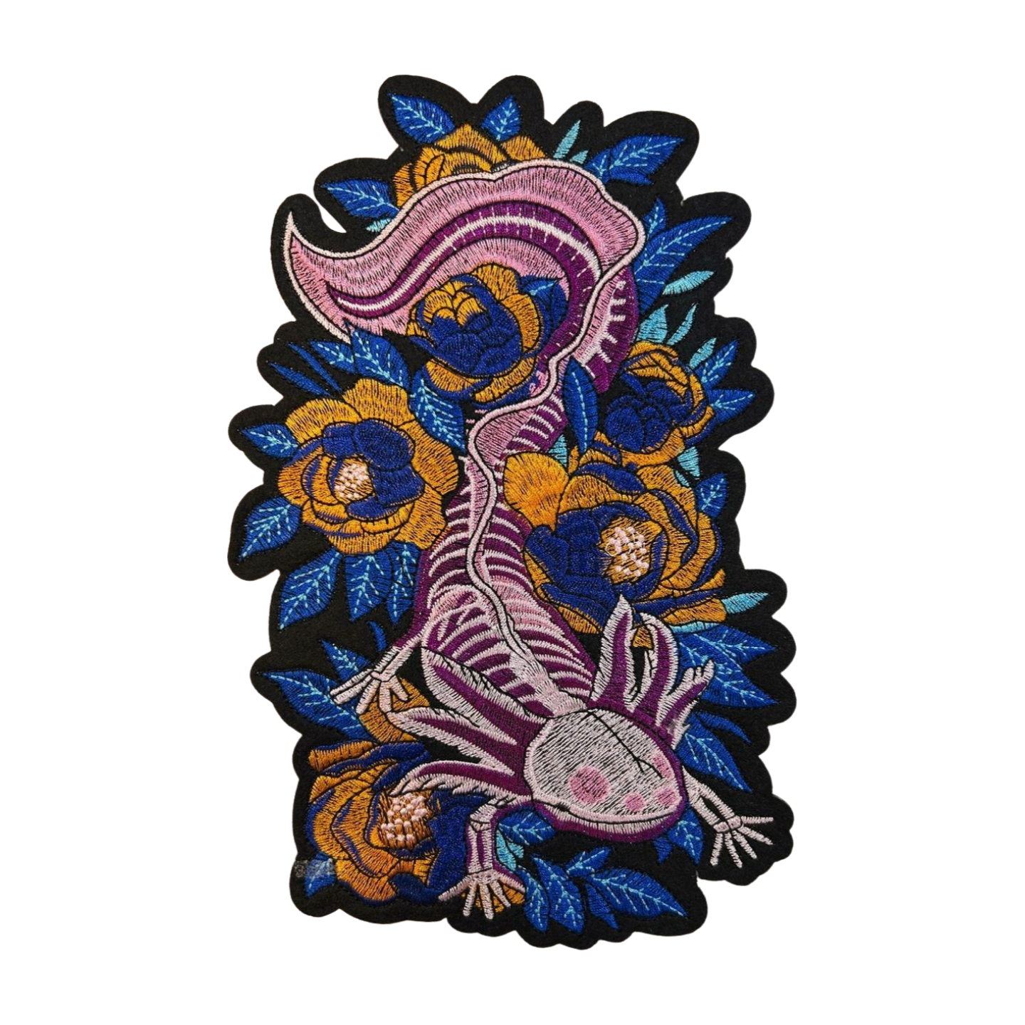 Parche Bordado Artesanal Termoadhesivo Ajolote 1 PZ C76 Ariel